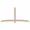 Ekena Millwork Bellingham Smooth Timber Gable Bracket, Douglas Fir, 108"W x 54"H x 5 1/2"D x 5 1/2"F, 12/12 Pitch GBW108X54X0606BEL00SDF - alternate 1